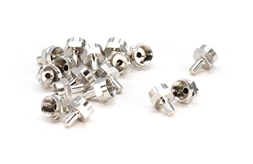 Coaxial F Type 75 Ohm Terminator - 4 Pack - 75 Ohm Resistor For Coax And Rf - (F-Pin / F81) Install On Unused Ports In Your Cable, Satellite, Antenna, Or Other Rf System #TOP2