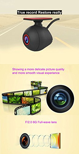 Dash Cam Full HD 1080p auto DVR per cruscotto