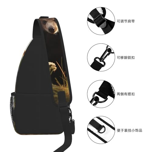 Sling Bag para mujeres y hombres mochila de viaje cruzada miniatura 7