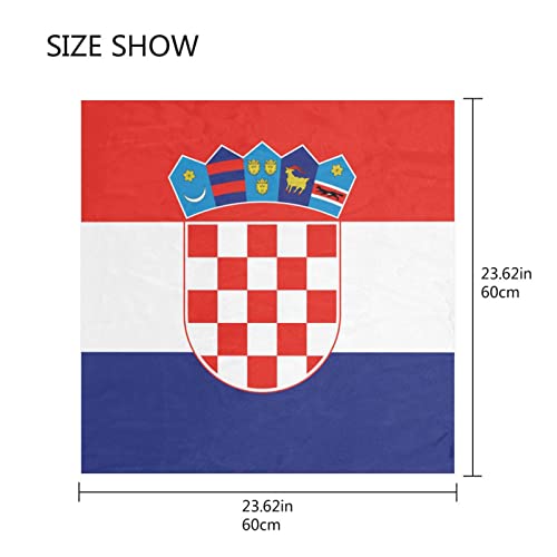 CHLBOJ 23.6 Inches Silk Scarf Square Satin Head Scarf for Women2