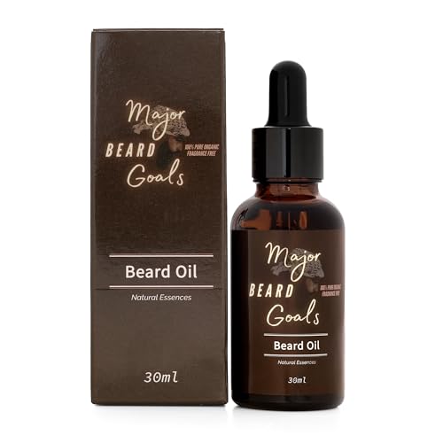 Major Beard Goals Beard Oil – Deep Conditioning & Nourishing Beard Care – Hydrating Beard Oil for Healthy Growth – Moisturizes with Natural Ingredients for a Healthy Beard