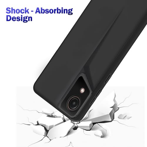 Image of Amazon Brand - Solimo Ultra-Thin Blade Runner Series Matte Finished Camera Protection Soft Back Cover for Samsung Galaxy A03 Core - Black