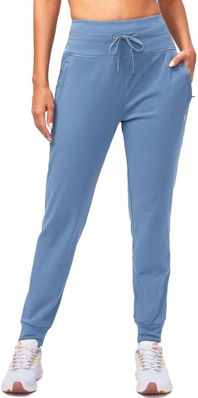 G Gradual Women's Fleece Lined Joggers High Waisted Water Resistant Thermal Winter Sweatpants Running Hiking Pockets - Image 2