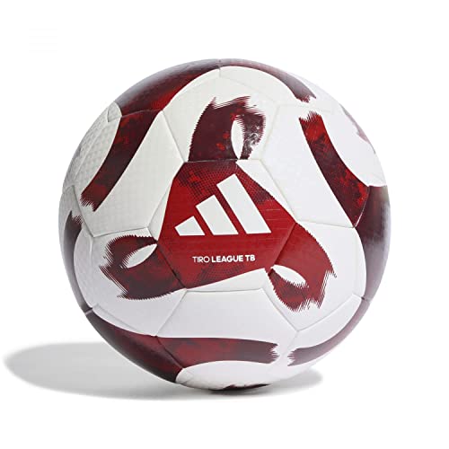 Adidas Unisex Ball (Thermal-Bonding) Tiro Lge TB, White/Team Colleg Burgundy/Team Colleg Red, HZ1294, 5