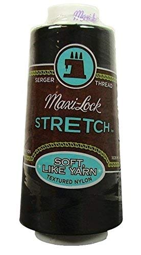 American & Efird A&E Maxi Lock Stretch Thread 2000Yd Black (2 Pack) #TOP1
