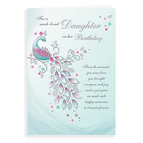 Regal Publishing Tarjeta de Felicitacion Cumpleaños Clásica Postal para Hija - 9 x 6