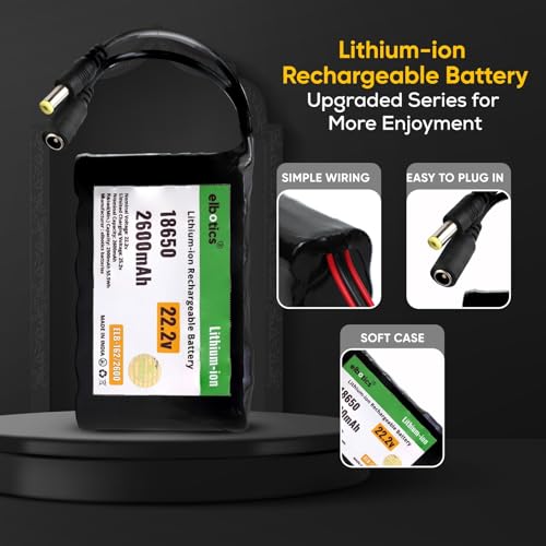 Image of 22.2V Li-ion 2600mAh 18650 Lithium ion Rechargeable Battery Pack 6S 22.2V 25.2V Battery Pack for Power Bank and Ideal for Multi-Purpose Applications in Robotics Electronics and More
