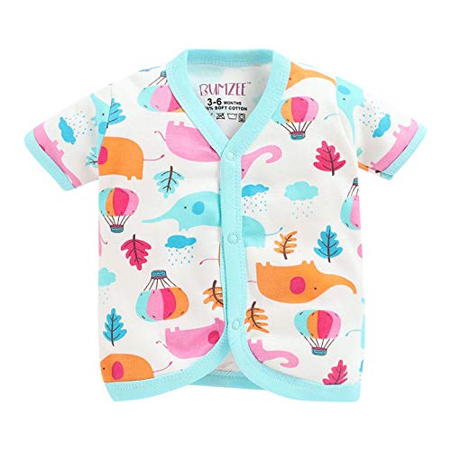 Image of Bumzee Front Open Half Sleeves T-Shirt for Baby