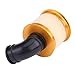 RC Air Filter, Filter Impurity of The Air Sponge with Large Intake May Help Increase The Speed RC Air Filter Sponge for HSP 94122 for 188 or Other 1/10 RC Cars(Gold-Gold)