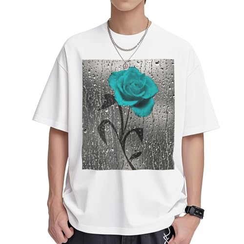 T-shirt en coton pour femme ample pour camoufler les rondeurs avec style floral