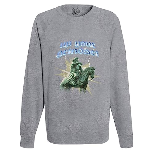 Sweat Shirt Homme Up Your Grindset Genghis Khan parodie humour