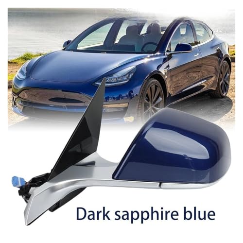 Rétroviseur Tesla Model 3 2017-2020 gauche rabattable chauffant avec antenne - 5