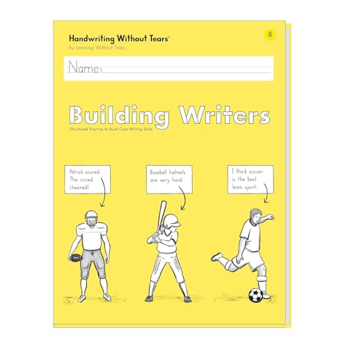 Learning Without Tears, Building Writers B, Student Edition, Age 6+, 1st Grade+, Handwriting Without...