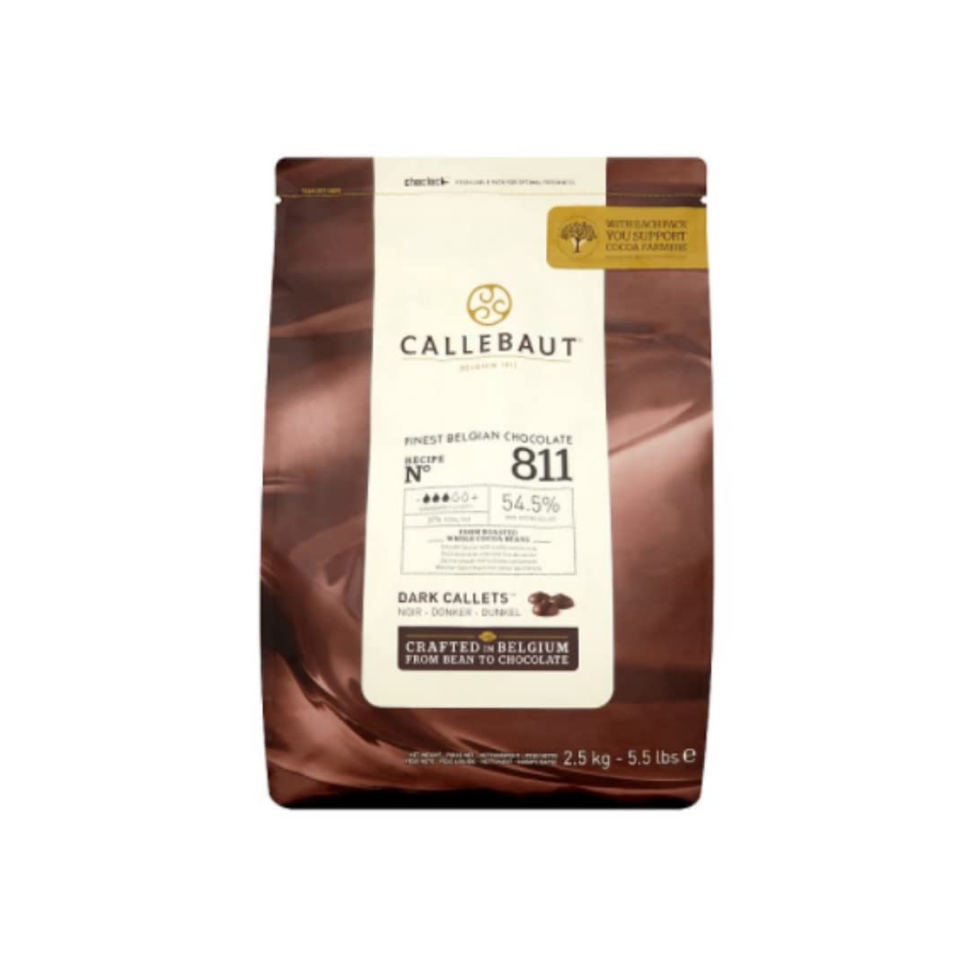 Finest Belgian Chocolate Dark Callets 2.5kg