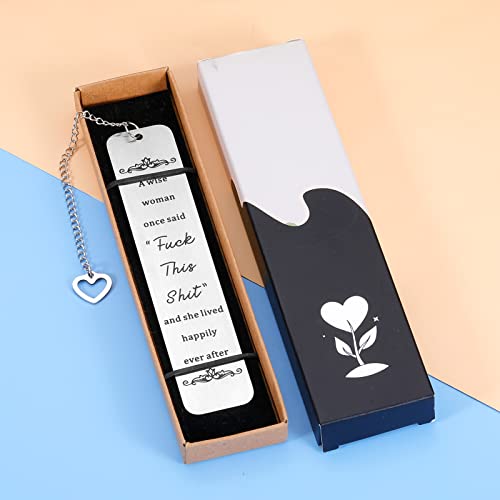 Funny Bookmark Gifts For Women Birthday Christmas Gifts Divorce Retirement Inspirational Gifts For Female Coworker Boss Lady Novelty Gifts Graduation Bookmark For Sister Girls Daughter Her Women #TOP2