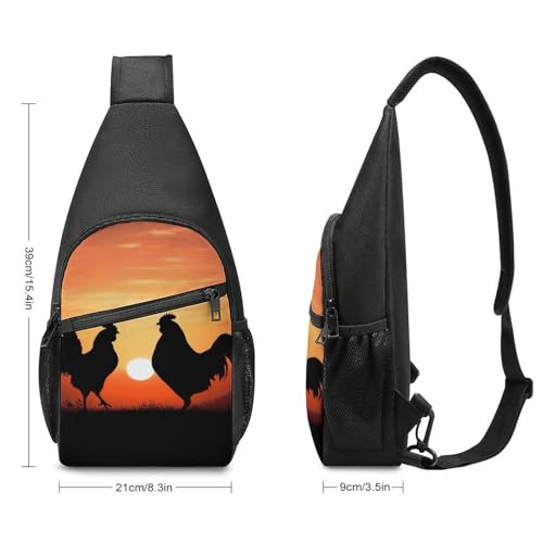 Mochila deportiva casual tipo bandolera para viaje miniatura 2