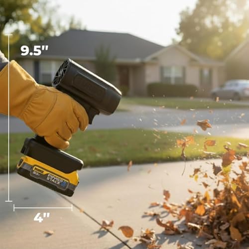 Image of Storm Jet Blower 2.0 Pro, 2026 Upgraded Cordless Leaf Blower 160,000 RPM 200 Mph, High-Power Blower, Portable Handheld Leaf Blower for Patio Cleaning, Lawn Care, Blowing Leaves (for Dewalt)