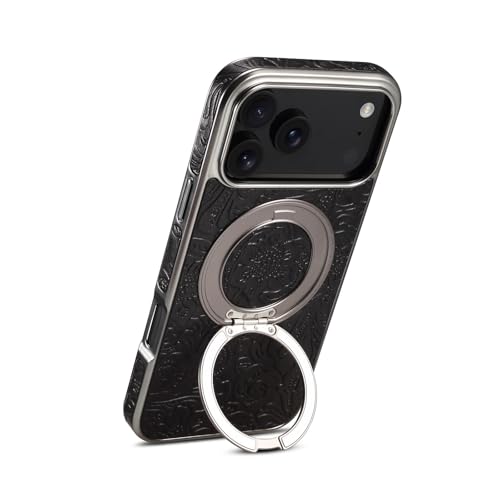 Coque rigide iPhone 16 Pro Max cuir véritable plaqué de luxe - 4
