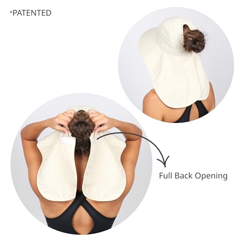 Sombrero protector solar Ponyflo de ala ancha para mujer miniatura 3