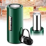 Newhai 10 ton Hydraulic Ram Jack 4’’/100mm Max Stroke Hydraulic Lifting Cylinder Single Acting Porta Power Jack Small Portable Retract Automatically Only a Jack