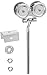 NATIONAL MFG/SPECTRUM BRANDS HHI National/Spectrum Brands HHI N174-268 Zinc Rail Hanger with 9" Bolt, 9", Nickel