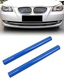 DWVV - Molduras de rejilla para BMW 2 5 6 7 X1 X2 Series, M-Performance V Brace Wrap Covers para BMW F10 F11 F45 F12 F13 F01 F02 F48 (F10 F48, azul)