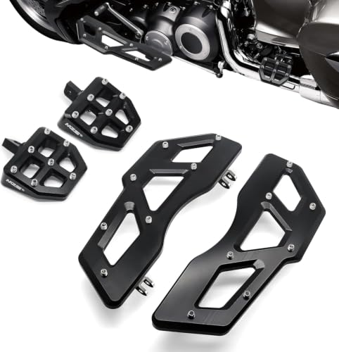 Image of MZS Motorcycle Driver Passenger Floorboards Set for Touring Softail 84-26