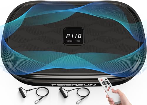 FEIERDUN Vibration Plate Exercise Machine, Whole Body Workout Vibrate Fitness