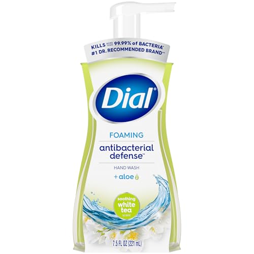 Dial Antibacterial Foaming Hand Wash Soothing White Tea 7.5 fl oz
