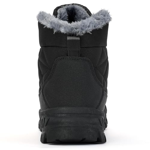 Image of UPSOLO Men's Winter Warm Snow Work Boots