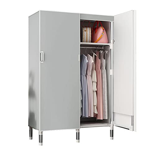 genérico Armario portátil de Tela con Barra para Colgar, estantes Nizer, Unidad de Almacenamiento de Ropa Que Ahorra Espacio (C 85x50x172cm), Ideal para el hogar y Espacios pequeños.