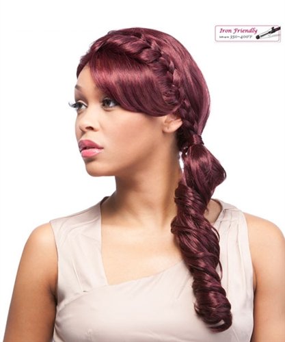 It's A Wig Lace Front Braid Lace Uptown - Fiery/Red