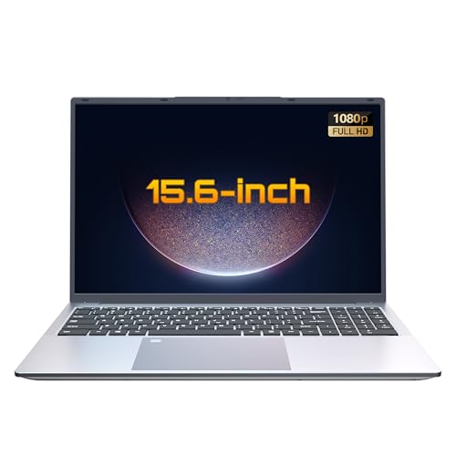 Amita - Ordenador portátil (15,6 pulgadas, 3050e, RAM DDR4, SSD, pantalla IPS FHD 1080p, teclado retroiluminado, lector de huellas dactilares (16 GB+512 GB)