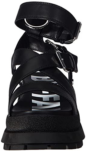 Buffalo Rude Up, Sandali Donna, Nero, 41 EU