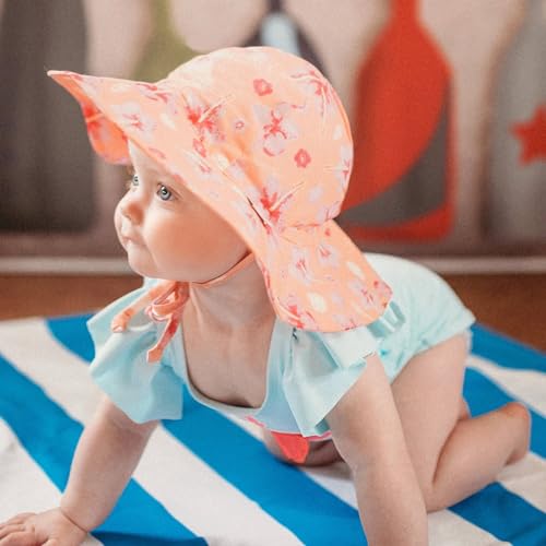 Bucket Sun Protection Hat-Light Navy Octopus-0/6mo2