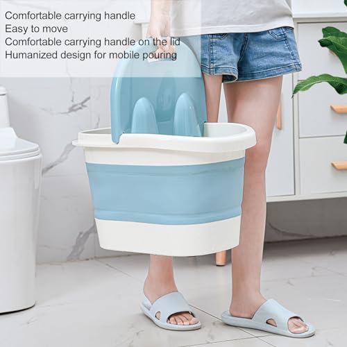 Spa de pies plegable para niños azul miniatura 3