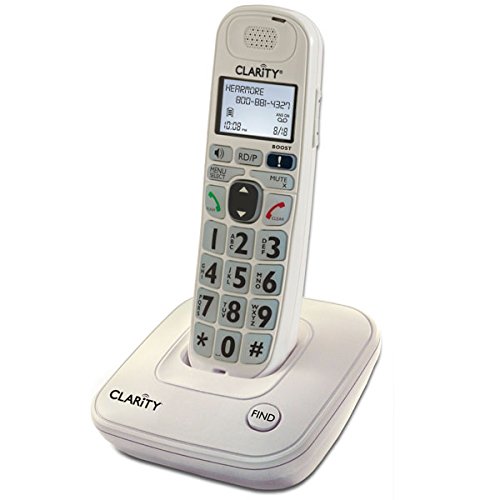Clarity D702 30dB DECT 6.0 Amplified Low Vision Cordless Phone w-CID Clarity D702 30dB DECT 6.0 Amplified Low Vision Cordless Phone w-CID