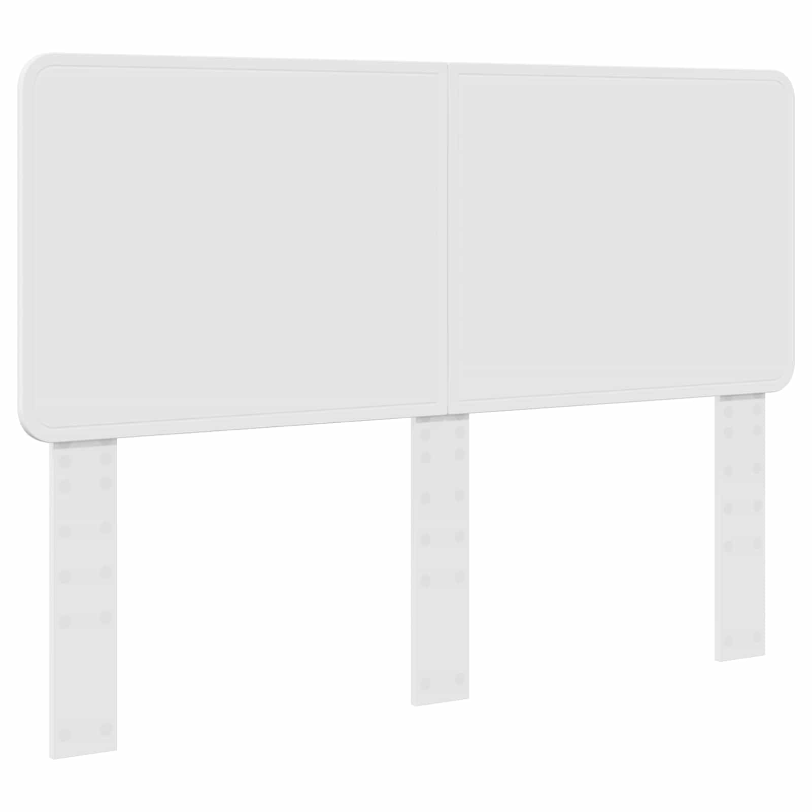Tomostar Tête de lit, Armoire Tête de lit sur Pied Meuble de Chambre à Coucher Blanc 140 cm Bois d'ingénierie