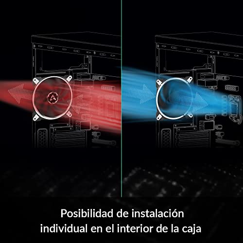 Ventilador para CPU ARCTIC BioniX F120 de 120mm para mantener tu torre silenciosa mientras trabajas 7