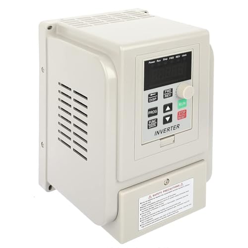 AC 220V Variable Frequency Drive Single Phase Input to 3 Phase Output Frequency Converter 1.5kw 2HP 8A VFD Inverter for Spindle Motor Speed Control