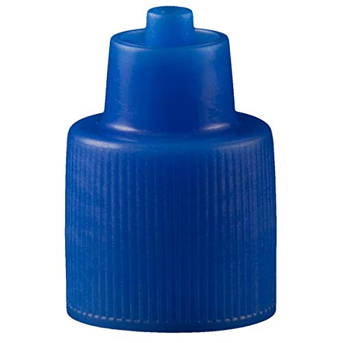 Jensen Global JGC-15415B-5000 Blue 0.5 oz Luer Lock Bottle Cap Bag of 5000