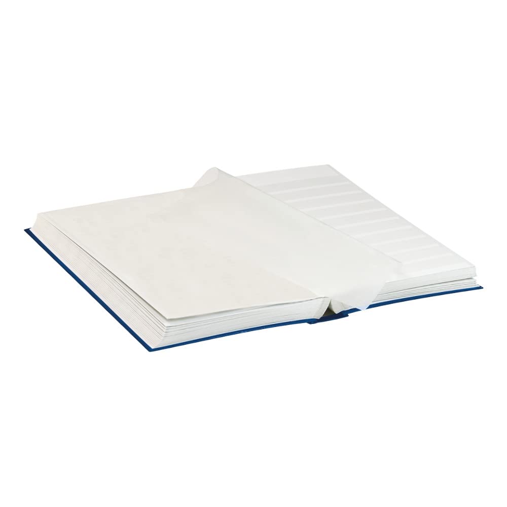 LINDNER Das Original Classeur Standard pour Timbres avec 64 Pages Blanches, 230 x 305 x 47 mm, Bleu