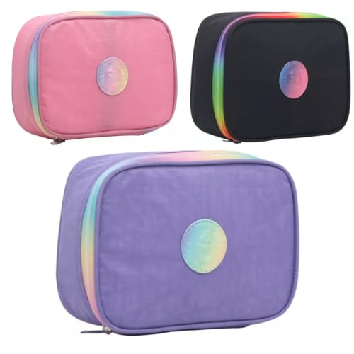 Estojo Escolar Box Organizador Grande 100 Pens Feminino - Yepp (Rosa)