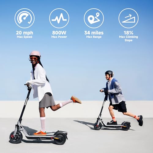 Image of Segway Ninebot E2 Plus II /E2 Pro /E3 Pro Electric Scooter, 15.5-20 MPH, Long Range, Dual Elastomer Suspension (E3 Pro only), Foldable Adult Scooter, UL 2272 & 2271 Certified