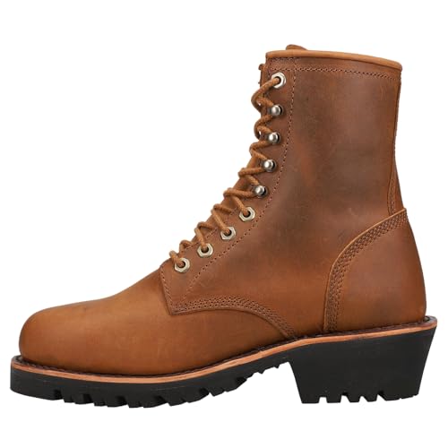 Chippewa Mens Classic 2.0 8 Inch Limited Edition Steel Toe Logger Lace Up Work/Duty - Brown3