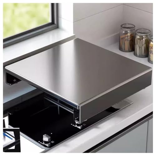 Vnook Couvercle de Plaque de Cuisson en Acier Inoxydable, Protection for cuisinière à gaz, Protection de Plan de Travail for Plaque de Cuisson électrique,...