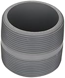 Spears 88-C Series CPVC Pipe Fitting, Nipple, Schedule 80, Gray, 1-1/2