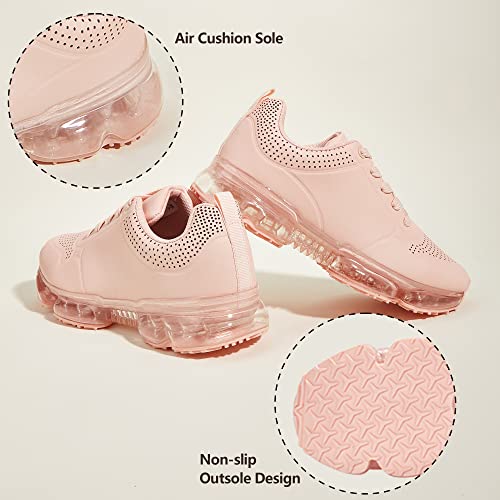 Image of LUCKY STEP Women Air Cushion Fashion Sneakers | Breathable Casual Comfortable Lightweight Walking Shoes