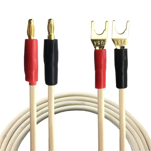 Câble de haut-parleur cuivre pur OFC 12m connecteur banane Y amplificateur