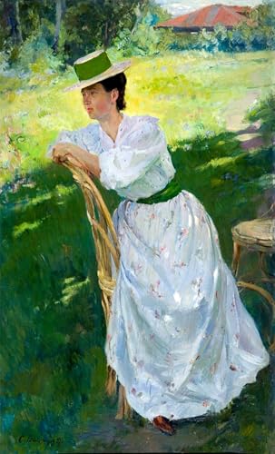 Affiche de peinture Portrait d'une femme Vinogradov pour habiller un grand mur de salon